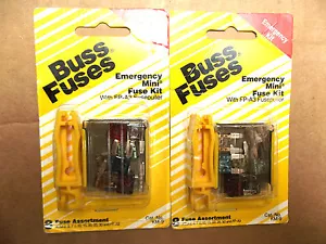 2 SETS OF 8 MADE IN USA ATM MINI BUSS FUSE ASSORTMENTS & 2 FUSE PULLERS.1.5** - Picture 1 of 1
