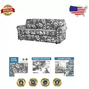 Elegant Floral Pattern Sofa Slipcovers - 4-Piece Set, Easy to Install & Maintain - Picture 1 of 9