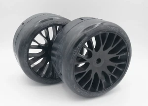 GFK GWX05-XM1 1:5 TC Slick X-TECH Soft Compound Reifen schwarz Rad (2) - Bild 1 von 3