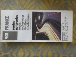 carte IGN  901 serie grise France 1/1000 000 routes autoroutes  1987 - Picture 1 of 1