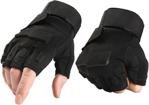Outdoor Sports Breathable Comfortable Wear Resistant Half Finger Tactical Gloves - Picture 1 of 16