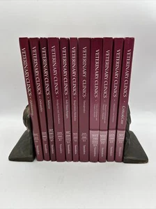 The Veterinary Clinics Of North America 11 Books 1998-2002 - Picture 1 of 11