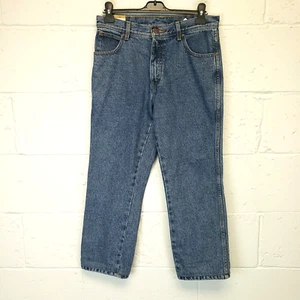 Vintage Wrangler Jeans W31 L26 Straight Heavy Denim Mid Rise Mens Blue Tag 32/32 - Picture 1 of 14