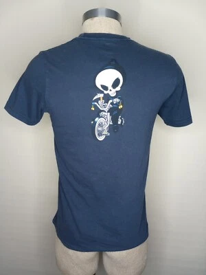 Camiseta Ciega Para Hombre Talla M Negra Monopatín Triciclo Reaper Gráfico Foto 1 de 4