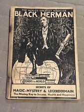 Rare! Black Herman The World’s Greatest Magician Salesman Copy? 15th Ed 1938