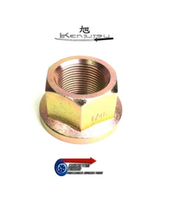 Tuerca de husillo de buje delantero Kenjutsu dorado/negro - para S14 S14a S15 SR20DET - Imagen 1 de 2