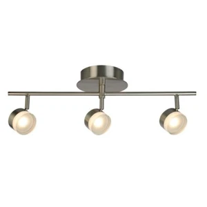 Hampton Bay 3-Light Brushed Nickel LED Track Lighting Kit 1004 415 961 - Picture 1 of 1