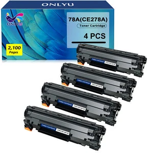 Cartucho de tóner 4 PK CE278A 78A para HP LaserJet Pro M1536dnf P1606dn P1566 P1560 - Imagen 1 de 5