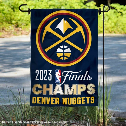 Denver Nuggets 2022 2023 Finals NBA Champions Garden Banner Flag Cover
