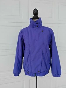 Descente Women's Vintage Purple Color Block Winter Ski Jacket Coat Size Large - Picture 1 of 12