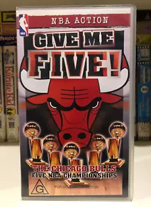 CHICAGO BULLS - GIVE ME FIVE - NBA BASKETBALL - VHS - Picture 1 of 5