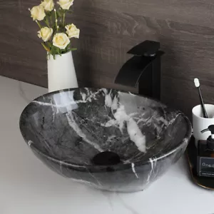Rubinetto lavandino vasca bagno combo lavabo ciotola pop up scarico ceramica rubinetto di scarico - Foto 1 di 8