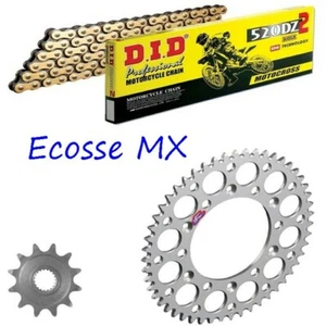 KTM SX125 EXC125 XC125 92-22 DID DZ CATENA RENTHAL KIT PIGNONE ARGENTO - Foto 1 di 1