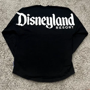 Disneyland Resort Spirit Jersey Adult XS Simple Basic Black Shirt Disney Parks - Picture 1 of 4