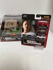 Toretto Haus W / Dodge Ladegerät & Toyota Supra Schnell & Furious + Pack 3 Nano - Bild 1 von 4