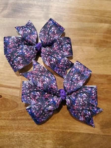 Juego de dos lazos simples de camuflaje púrpura morado - Imagen 1 de 1
