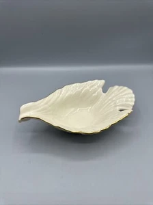 Vintage Lenox Dove Candy Nut Dish Gravy Boat 24K Gold Rim Fine Porcelain Retired - Picture 1 of 9