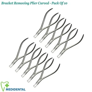 Instrumentos Dentales Ortodoncia Soporte Removedor Brackets Alicates Curvos - Paquete de 10 - Imagen 1 de 4