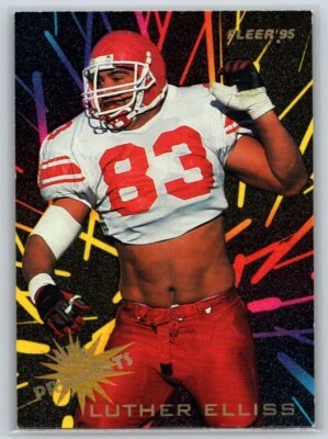 1995 Fleer #7 Luther Elliss NFL Prospects - Image 1 of 2