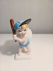 Vintage Planter Little Boy Playing Baseball About 6 Inches Tall