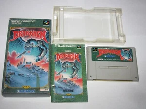 Drakkhen Super Famicom SFC Japan import +Box Manual US Seller - Picture 1 of 12