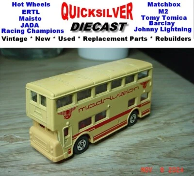 Tomica Tomy F15 London Double Deck Bus Madrivision Promo Japão 1/130 od1-p25 - Imagem 1 de 4