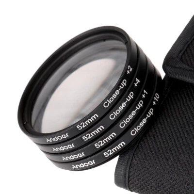  52mm Macro Close- Filter Set +1 +2 +4 +10 for Nikon DSLRs  D8Z4 - Image 1 of 4