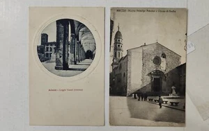 AREZZO CITTA'-LOTTO 2 CARTOLINE-C48-188 - Picture 1 of 1