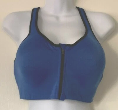 Sujetador deportivo/de salón inalámbrico azul Avia, para mujer talla 40C, gran forma Foto 1 de 4