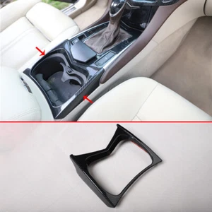 Carbon Fiber Style Center Console Water Cup Frame 1pc For Cadillac SRX 2010-2016 - Picture 1 of 10