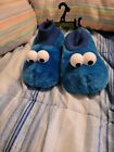 Sesame Street Cookie Monster Slippes, Blue, 5/6 Kids US