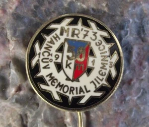1973 Hancuv Memorial Jilemnice Czechoslvakia 50km Ski Skiing Race Pin Badge - Picture 1 of 3