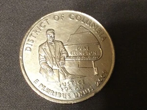 2009 P DUKE ELLINGTON DISTRICT OF COLUMBIA, LARGE DIE CRACK REV, FEHLER/TASTATUR - Bild 1 von 7