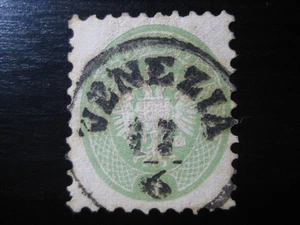 LOMBARDEI VENEZIEN ÖSTERREICH Sc. #21 seltene gebrauchte Briefmarke mit schönem Stempel! (9) - Bild 1 von 2