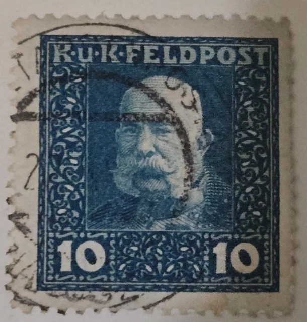 Sello Austria 1916-17 Militar M48 usado Foto 1 de 1