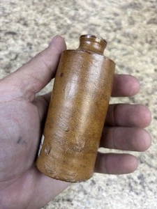 VINTAGE POTTERY BOTTLE INK JAR STONEWARE - Picture 1 of 7