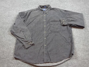 Pendleton Shirt Mens XL Gray Check Long Sleeve Button Outdoor  Cotton Soft - Picture 1 of 8