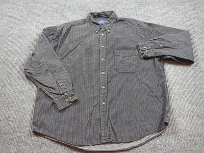 Pendleton Shirt Mens XL Gray Check Long Sleeve Button Outdoor  Cotton Soft - Image 1 of 4