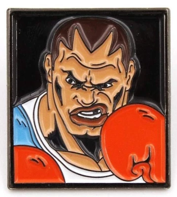 OFFICIAL CAPCOM STREET FIGHTER BALROG PIN BADGE By KOYO STREETFIGHTER BRAND NEW! - Image 1 of 2