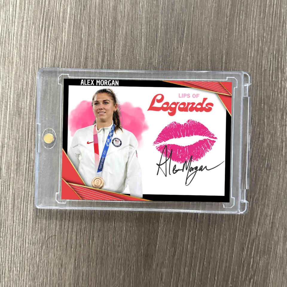 Alex Morgan Trading Card Fanart Kisscard Auto Signature Autograph Collectible - Image 1 of 1
