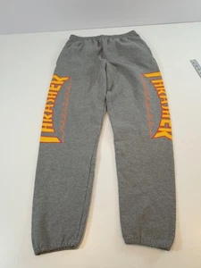 Thrasher Jogginghose Herren Medium grau Flame Logo Skateboard Hose Magazin - Bild 1 von 14