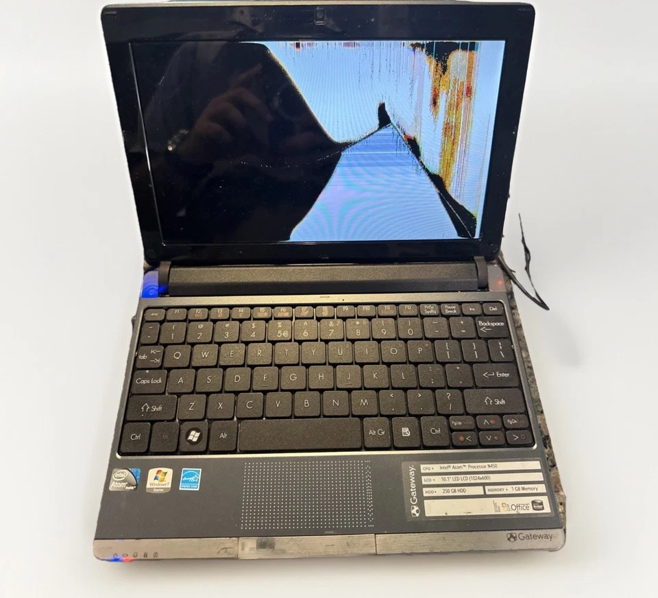 PORTATIL GATEWAY LT21 INTEL N450 10.1" 1GB RAM 250GB HHD Estuche blando Foto 1 de 4