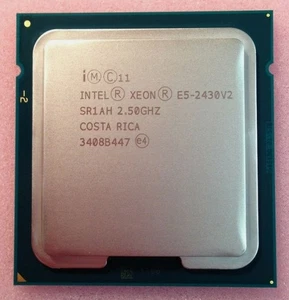 Intel Xeon E5-2430 V2 E5-2430V2 2.5GHz 6Core 8MB LGA1356 SR1AH CPU Processor - Picture 1 of 2