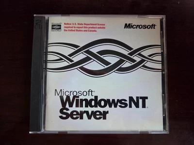 Microsoft Windows NT Server Version 4.0 CD Disc w FrontPage 98 in jewel case - Image 1 of 4