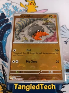 Pokemon Dwebble Poke Ball Patrón 051/086 Negro Perno Reverso Holo Casi Como Nuevo - Imagen 1 de 2