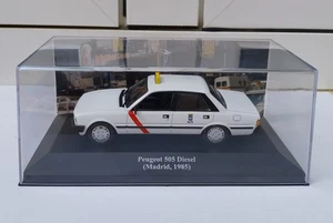 Peugeot 505 super berline Taxi Madrid 1985 IXO MIB 1:43 504 604 405 605 406 607 - Imagen 1 de 5