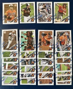 Juego de equipo de béisbol 2021 Topps Baltimore Orioles serie 1 2 y actualización (29 cartas) - Imagen 1 de 1