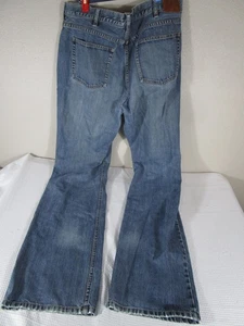 J Crew Jeans Mens 38x36 Blue Bootcut Denim Classic Fit Vintage Style Hong Kong - Picture 1 of 7