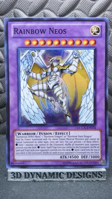 | Yugioh Rainbow Neos LCGX-EN074 Super Rare Legendary Collection 2   NM 🔥 | - Image 1 of 2