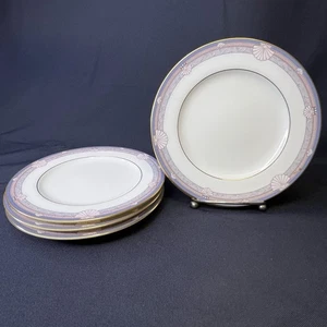 (Set di 4) Piatti da Dessert Vintage Noritake Stanford Court (9748) Bone China 61/2" NUOVI - Foto 1 di 6